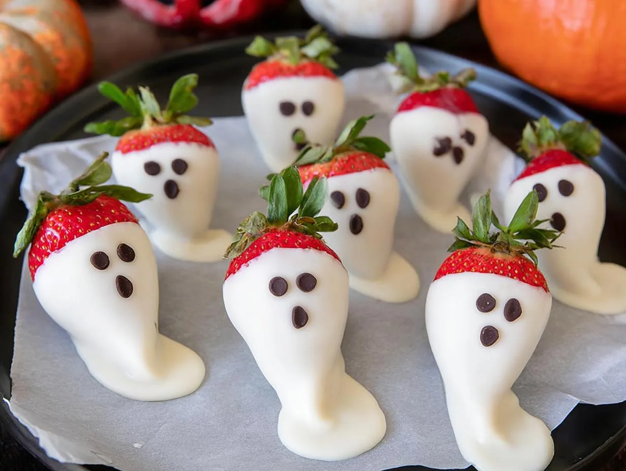 Spooky Strawberry Ghosts: A 20-Minute Halloween Delight