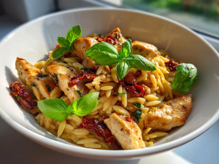 Sun-Dried Tomato Chicken Orzo