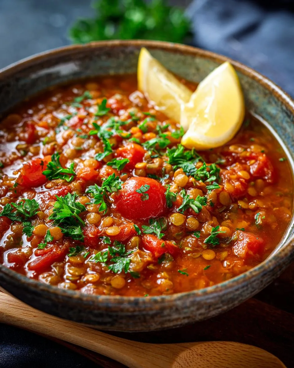 Tomato Lentil Soup - detail 3