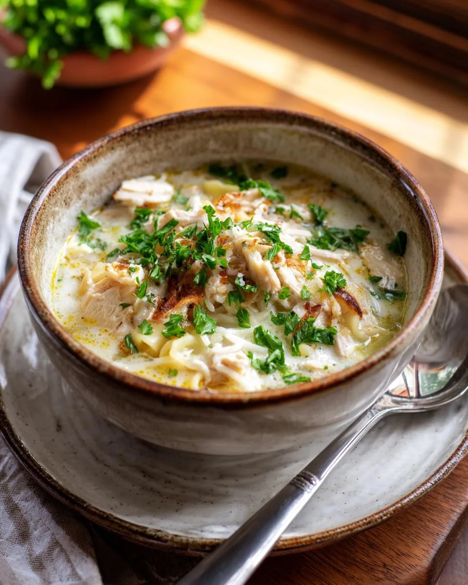 White Chicken Lasagna Soup - detail 4
