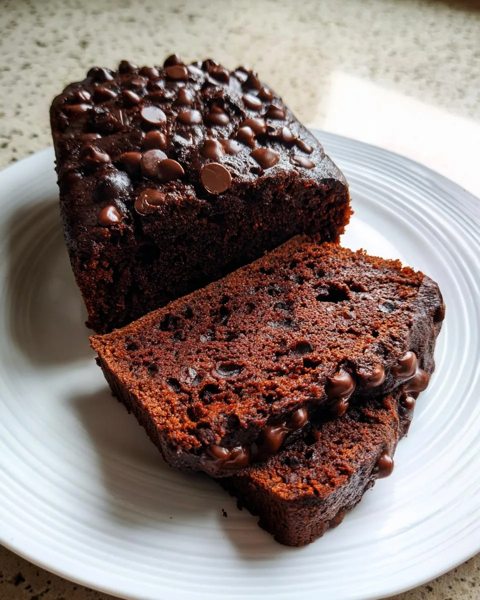 chocolate pumpkin bread - detail 3