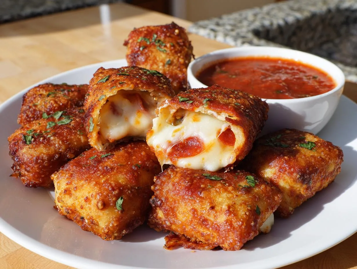 Crispy Air Fryer Pizza Rolls: 5-Ingredient Kid-Favorite Snack