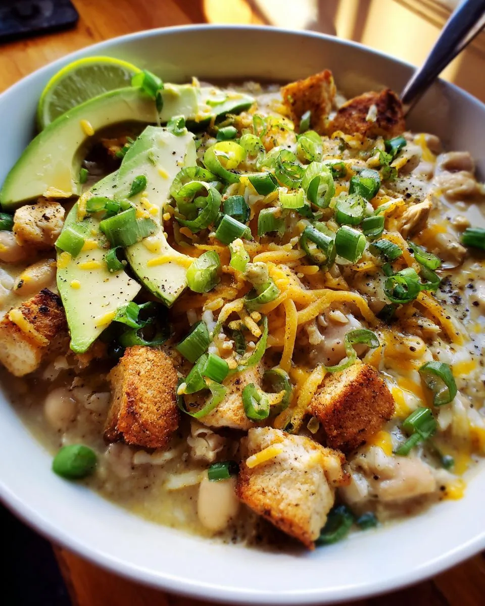 half baked harvest white chicken chili - detail 1