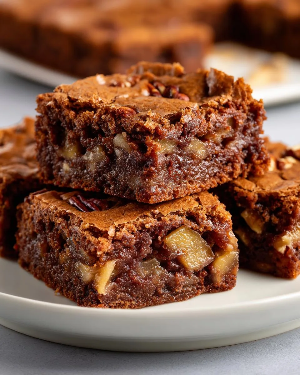 Apple Brownies - detail 1