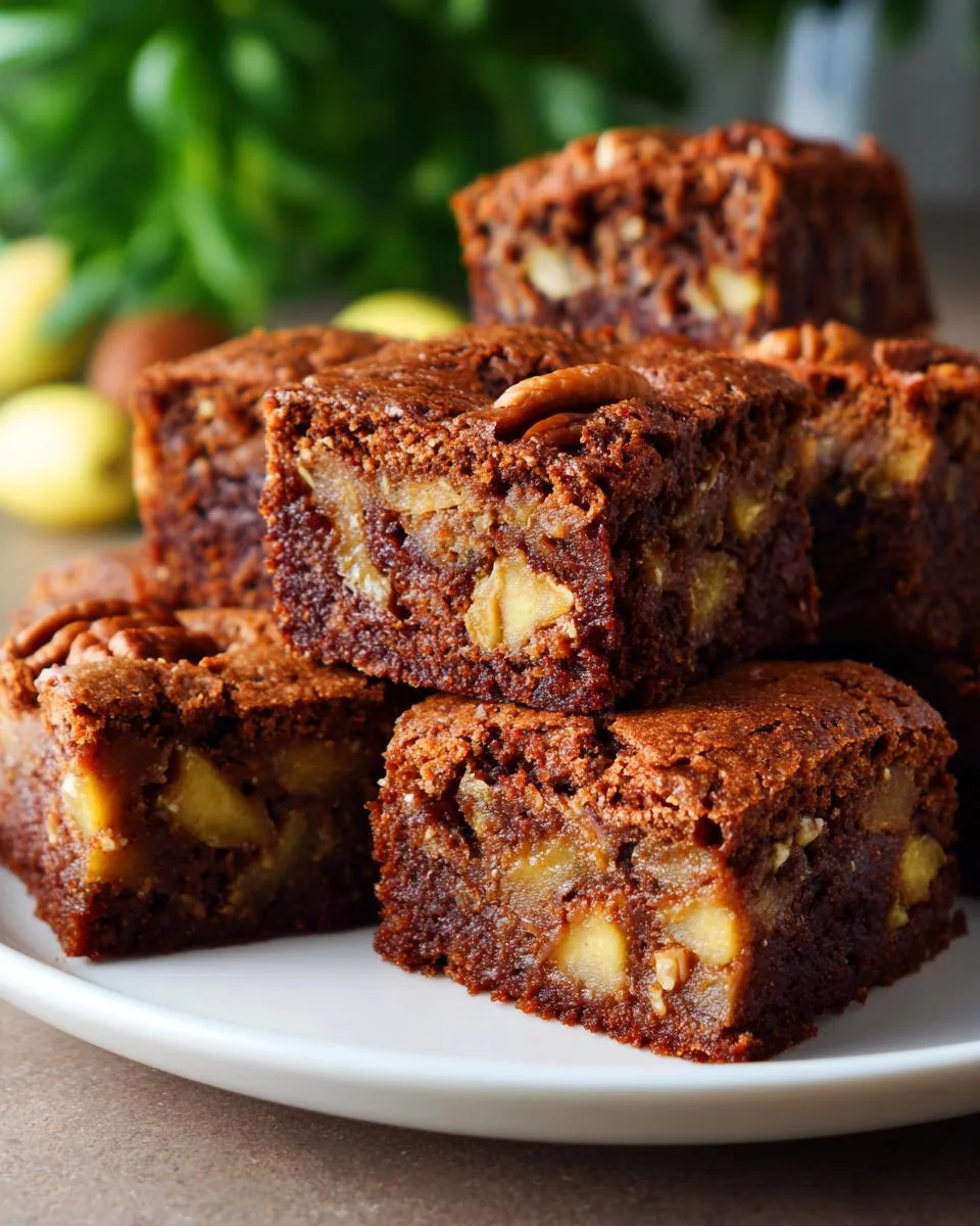 Apple Brownies - detail 3