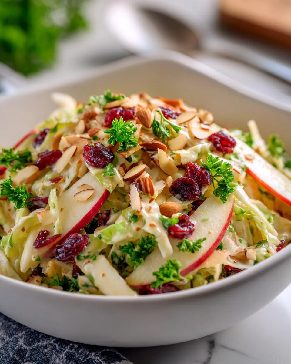 Apple Cranberry Coleslaw Recipe - detail 1