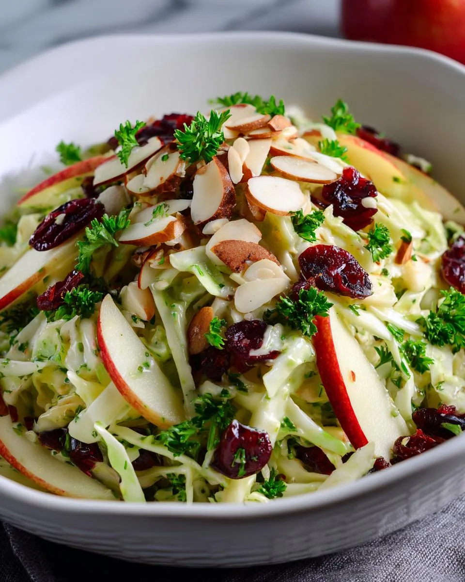 Apple Cranberry Coleslaw Recipe - detail 3