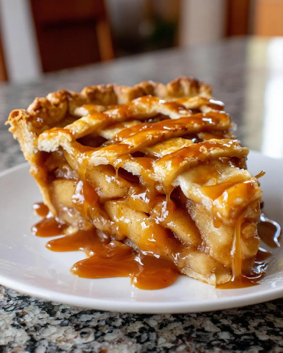 Caramel Apple Pie - detail 2