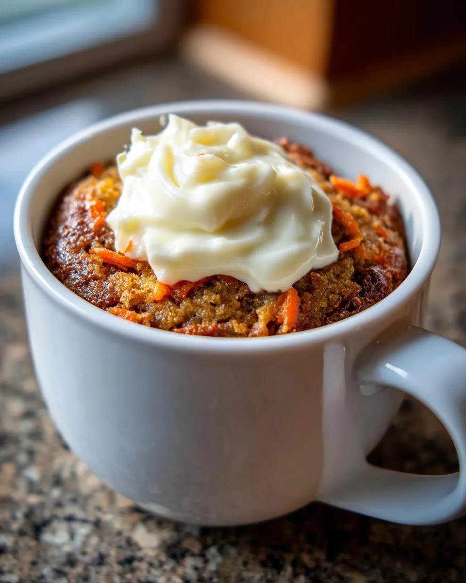 Carrot Cake Cottage Cheese Mug Cake - detail 2