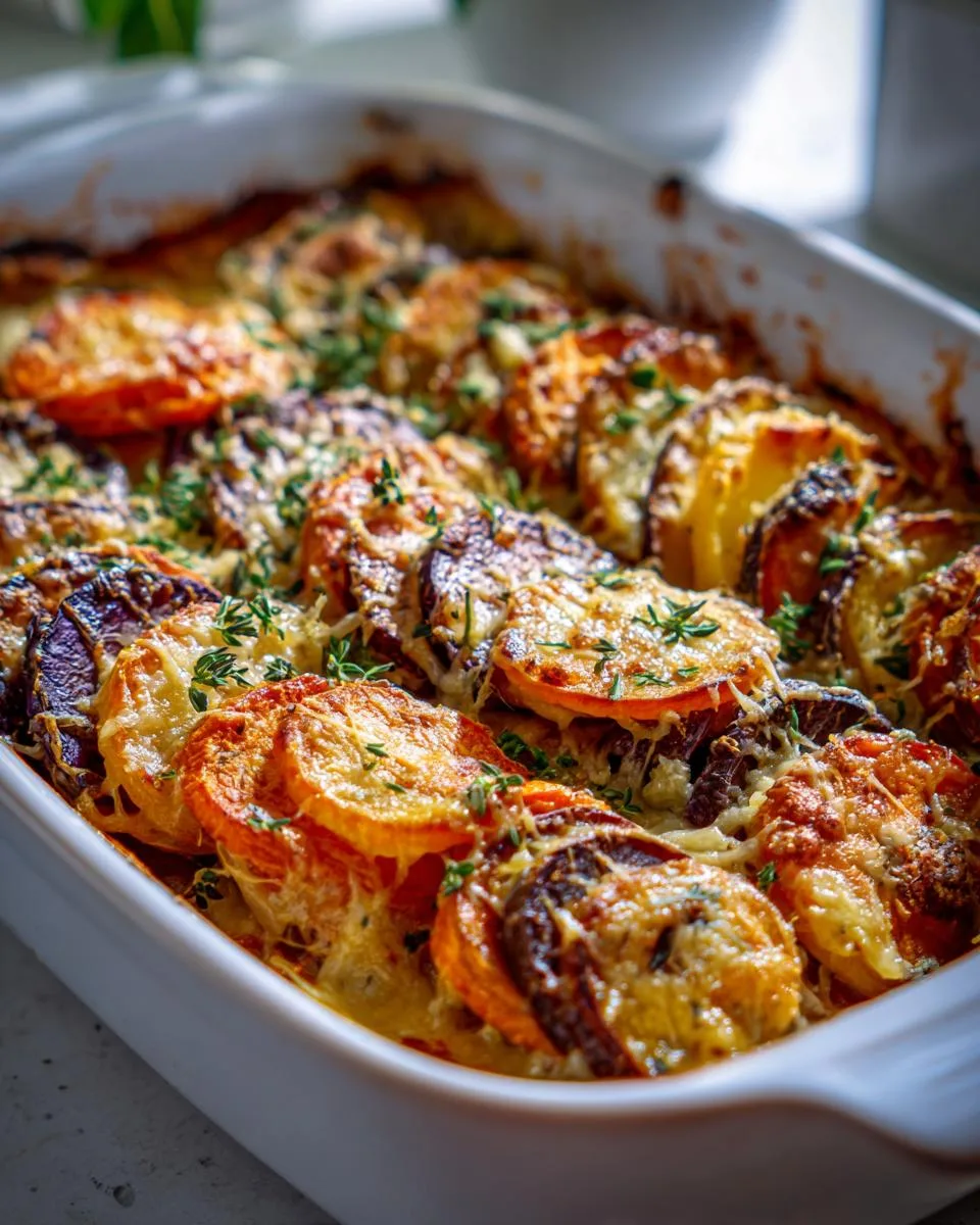 Cheesy Root Vegetable Gratin - detail 1