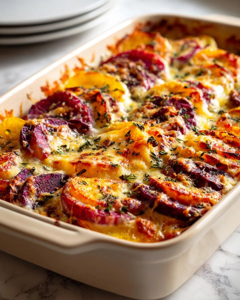 Cheesy Root Vegetable Gratin - detail 2