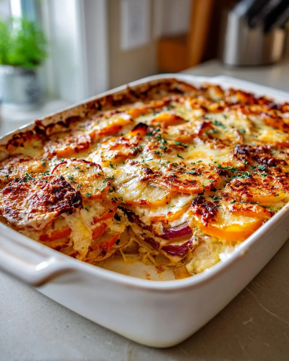 Cheesy Root Vegetable Gratin - detail 3