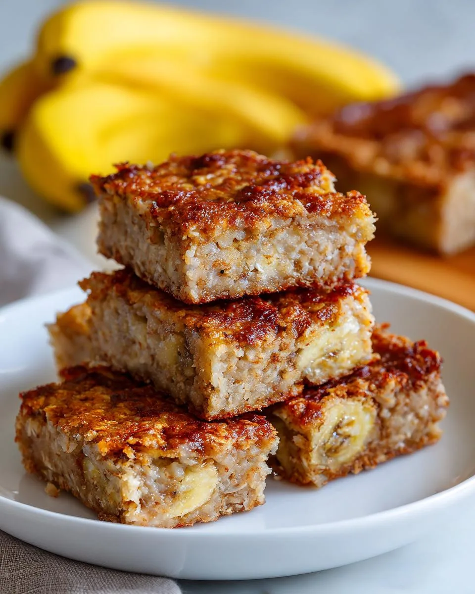 Cottage Cheese Banana Bars - detail 3