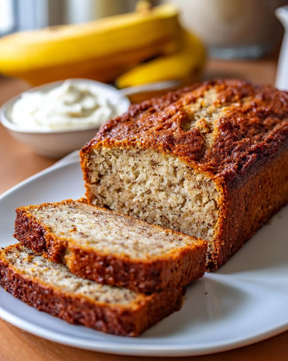 Cottage Cheese Banana Bread - detail 2