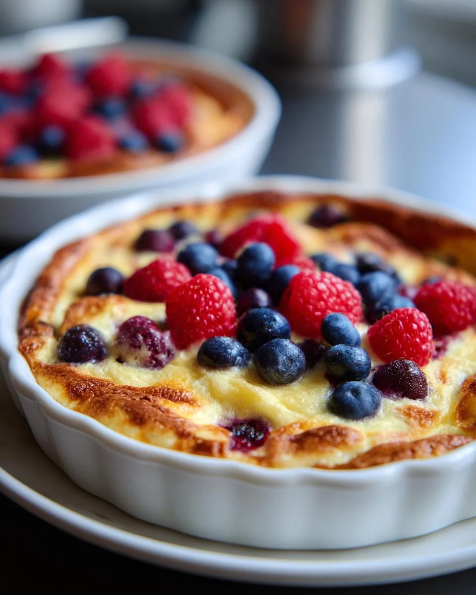 Cottage Cheese Clafoutis - detail 1