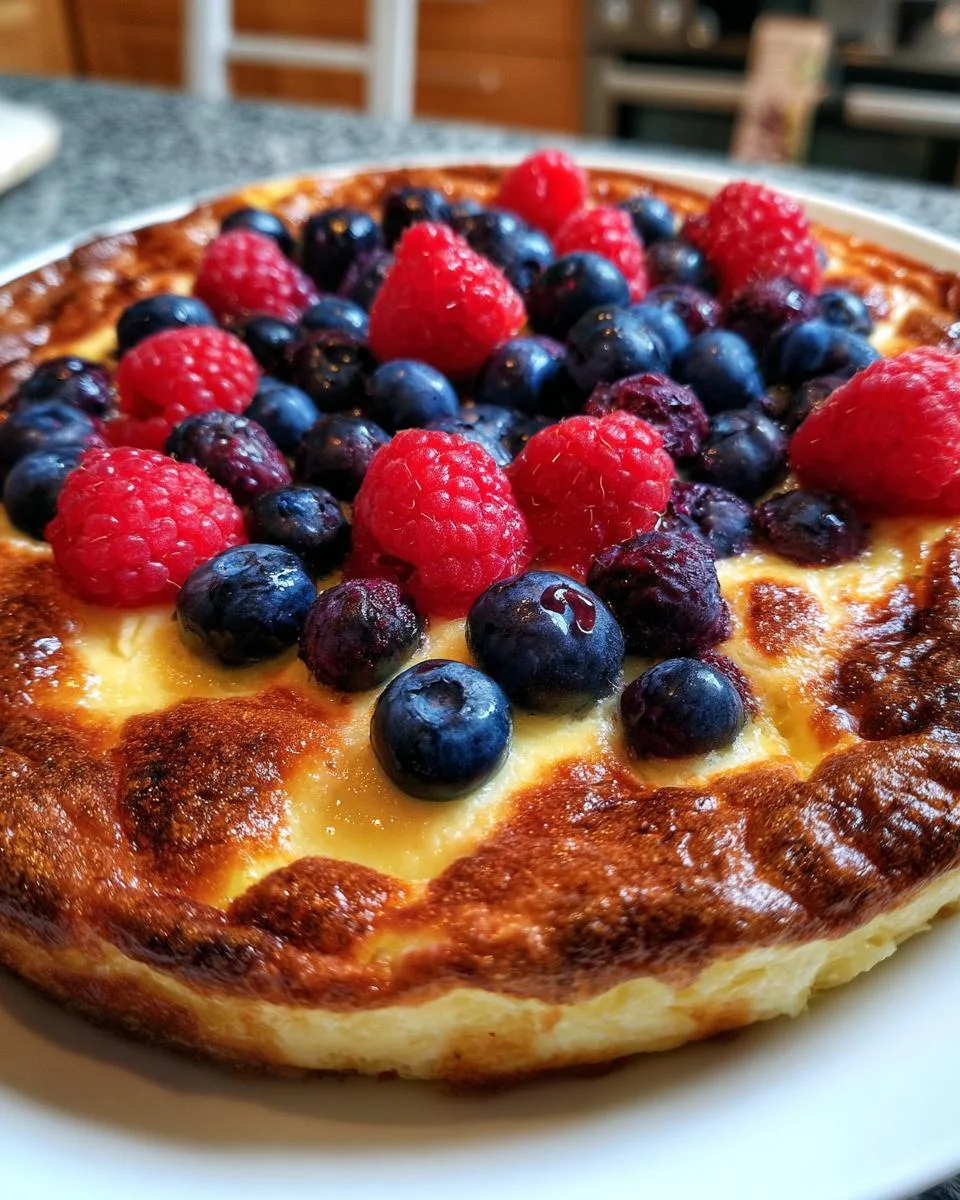 Cottage Cheese Clafoutis - detail 2
