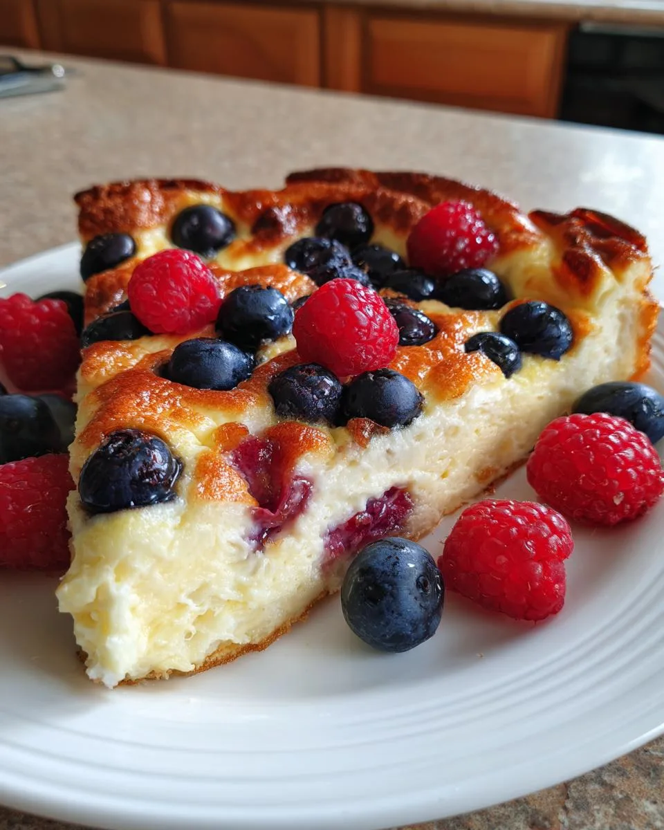 Cottage Cheese Clafoutis - detail 3
