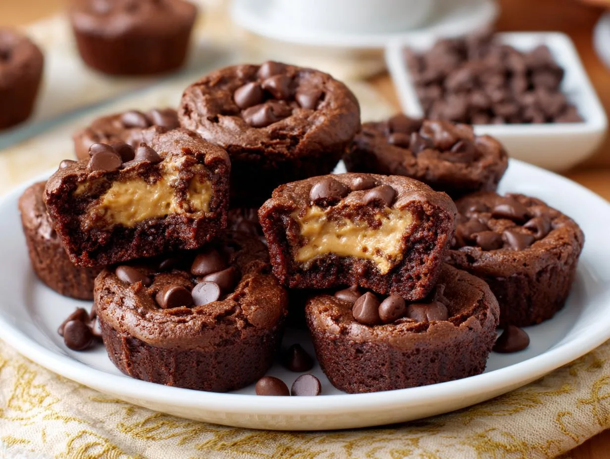 Cottage Cheese Protein Brownie Bites: 12g Protein Per Serving