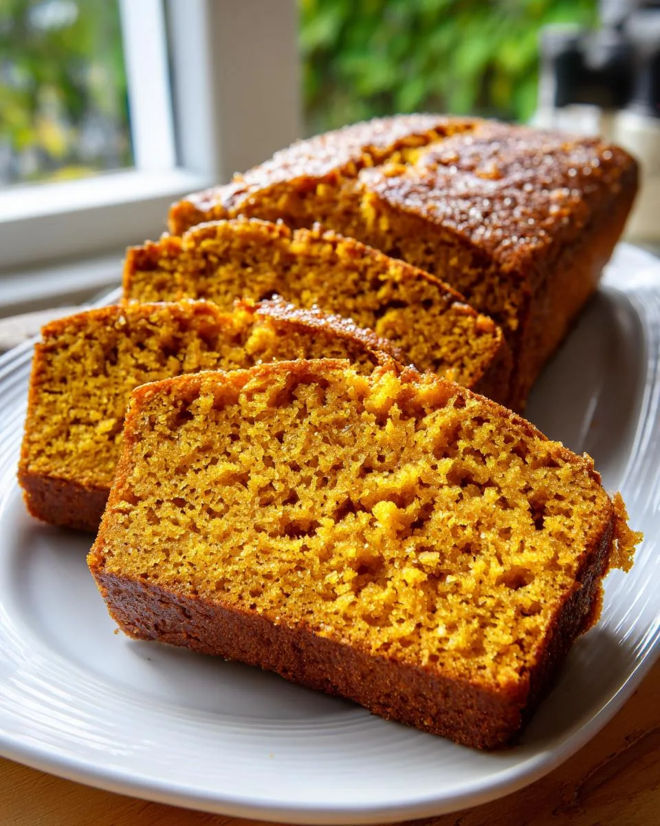 Cottage Cheese Pumpkin Bread - detail 1
