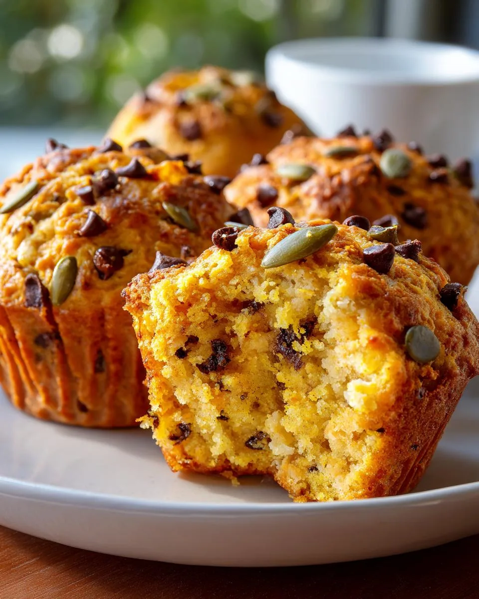 Cottage Cheese Pumpkin Muffins - detail 1