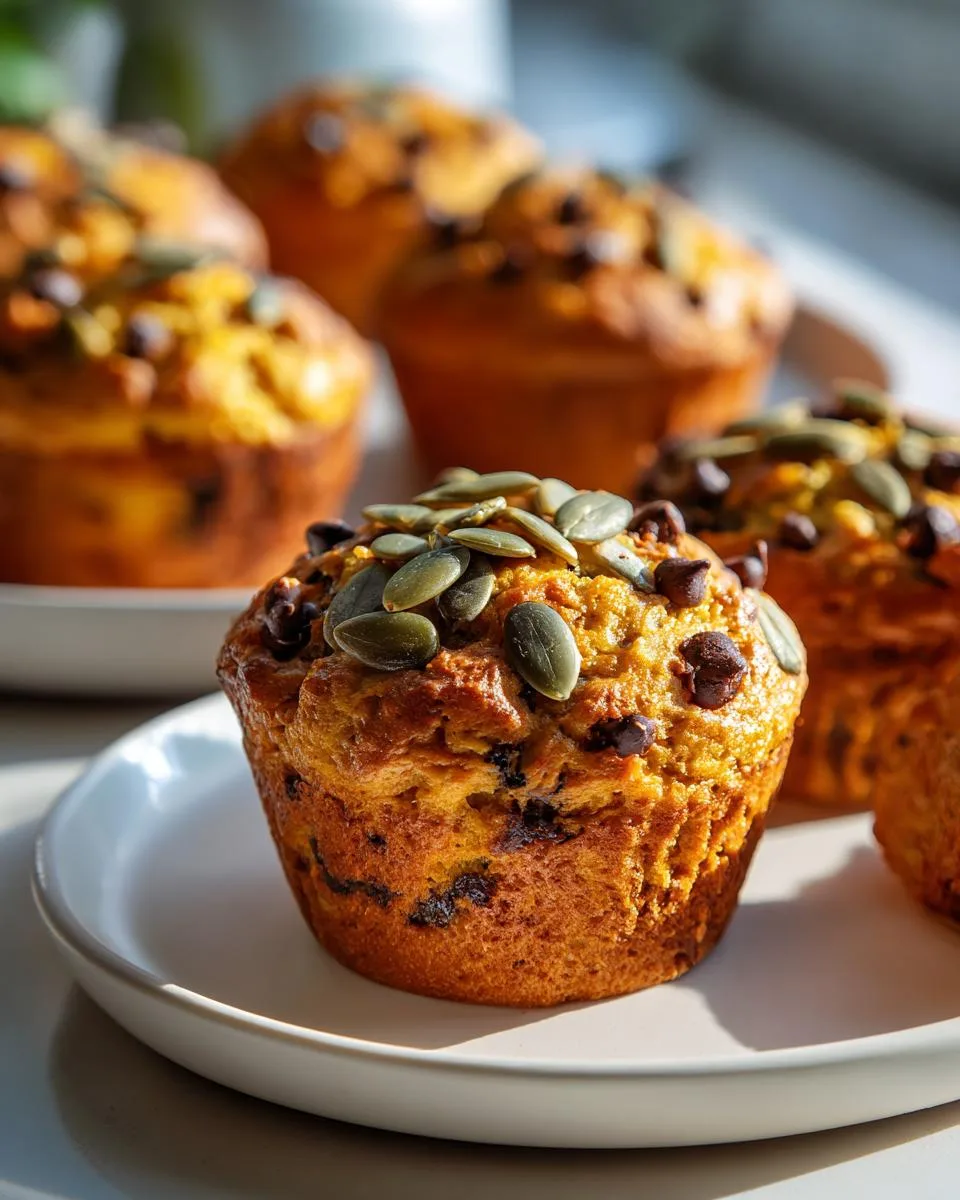 Cottage Cheese Pumpkin Muffins - detail 2