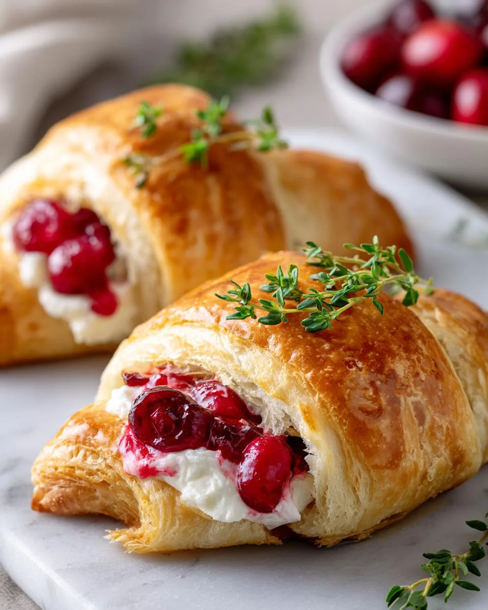 Cranberry Cream Cheese Crescent - detail 1