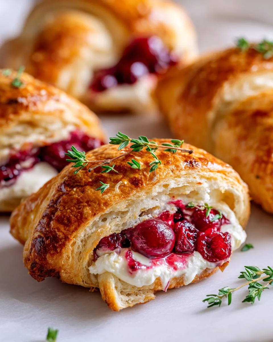 Cranberry Cream Cheese Crescent - detail 3