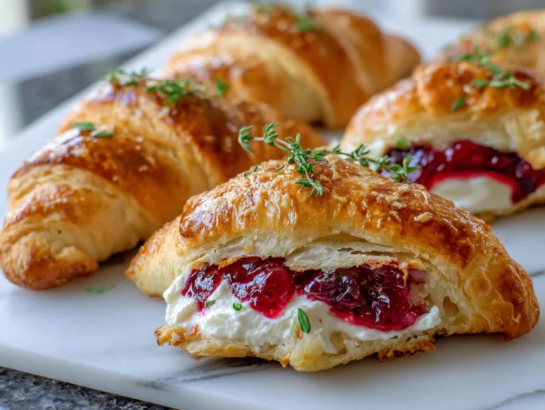 Cranberry Cream Cheese Crescent