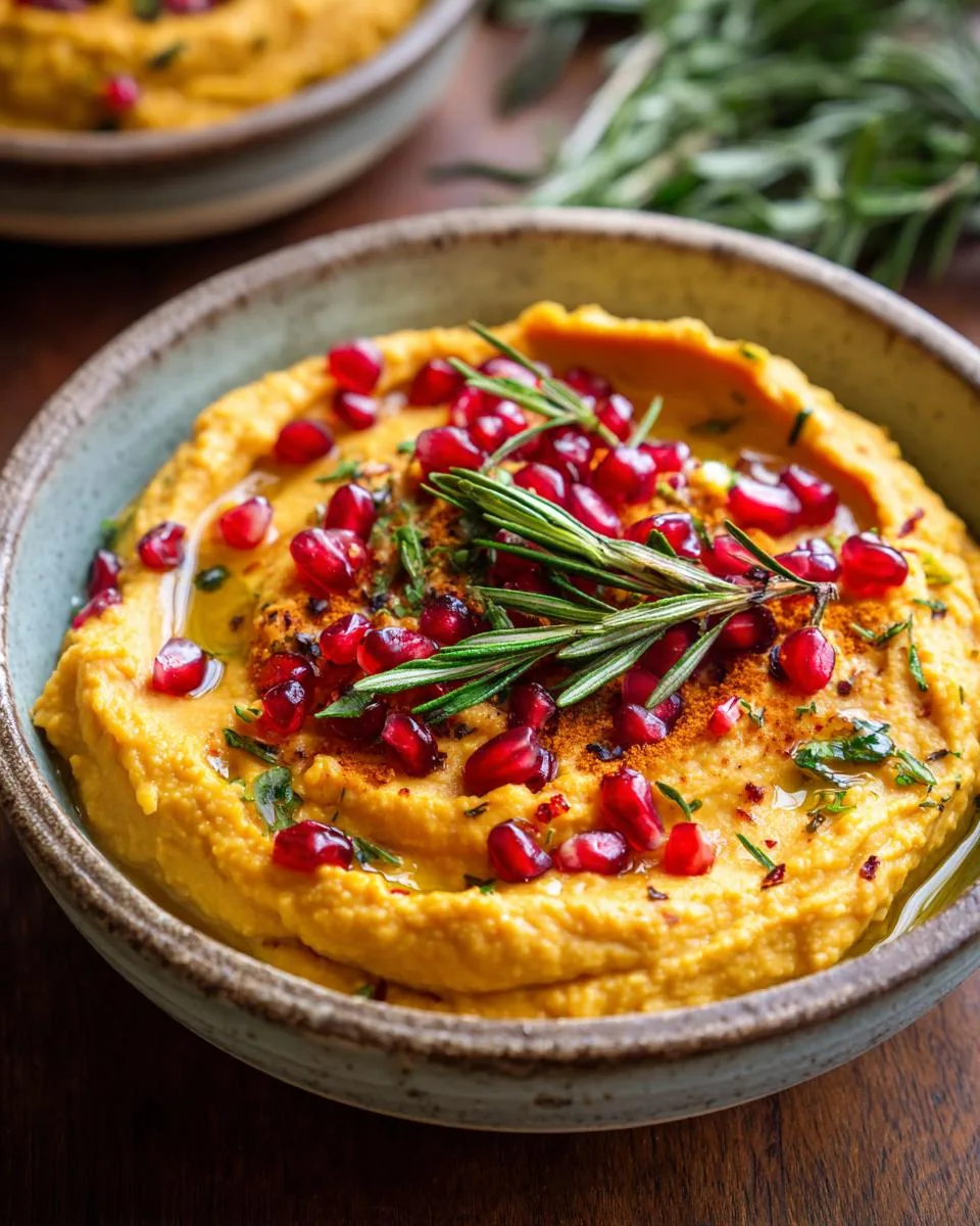 Creamy Pumpkin Hummus Recipe - detail 1