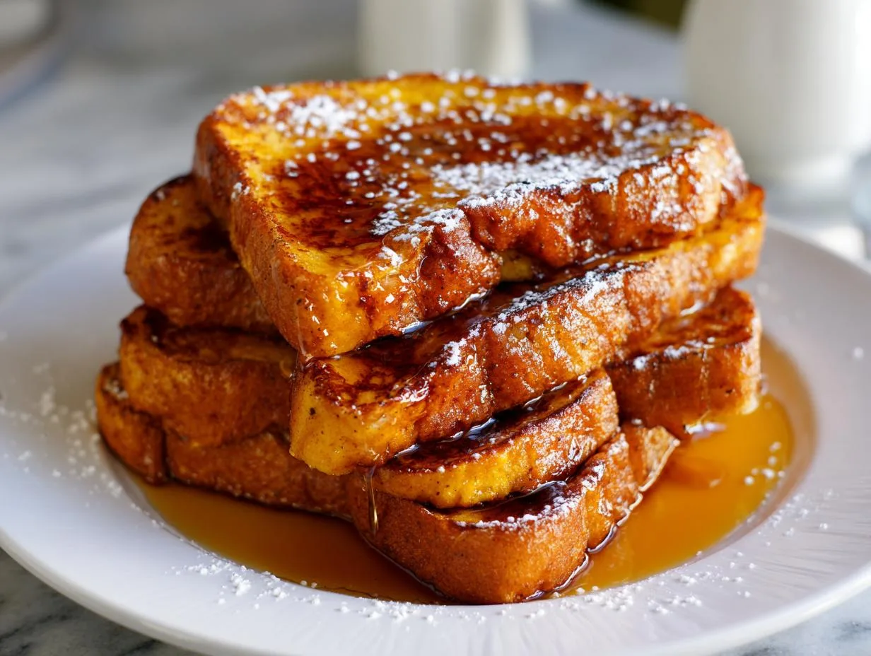 Heavenly Fall Pumpkin French Toast in 30 Minutes