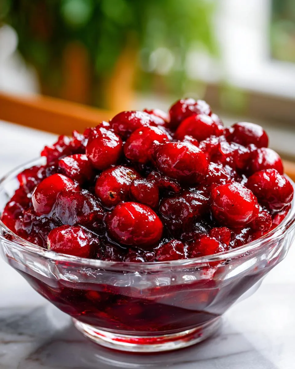 Honey Bourbon Cranberry Sauce - detail 1