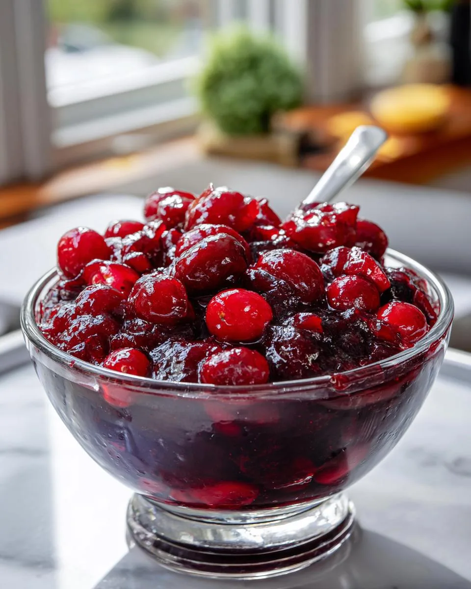 Honey Bourbon Cranberry Sauce - detail 3