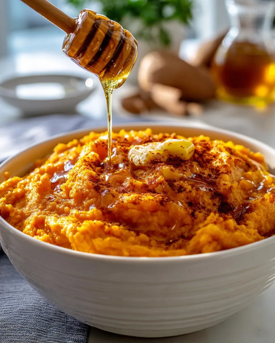 Honey Butter Mashed Sweet Potatoes - detail 4