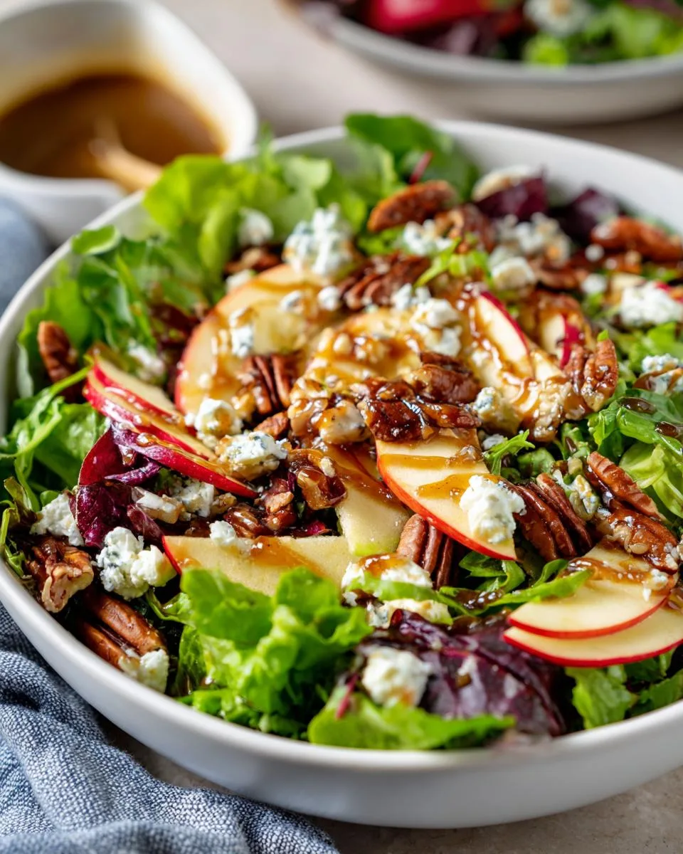 Honeycrisp Apple and Feta Salad - detail 1