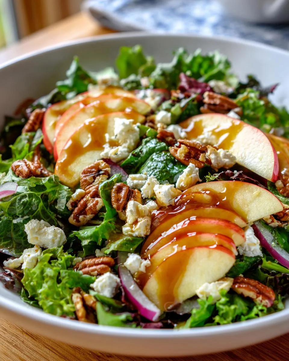 Honeycrisp Apple and Feta Salad - detail 2
