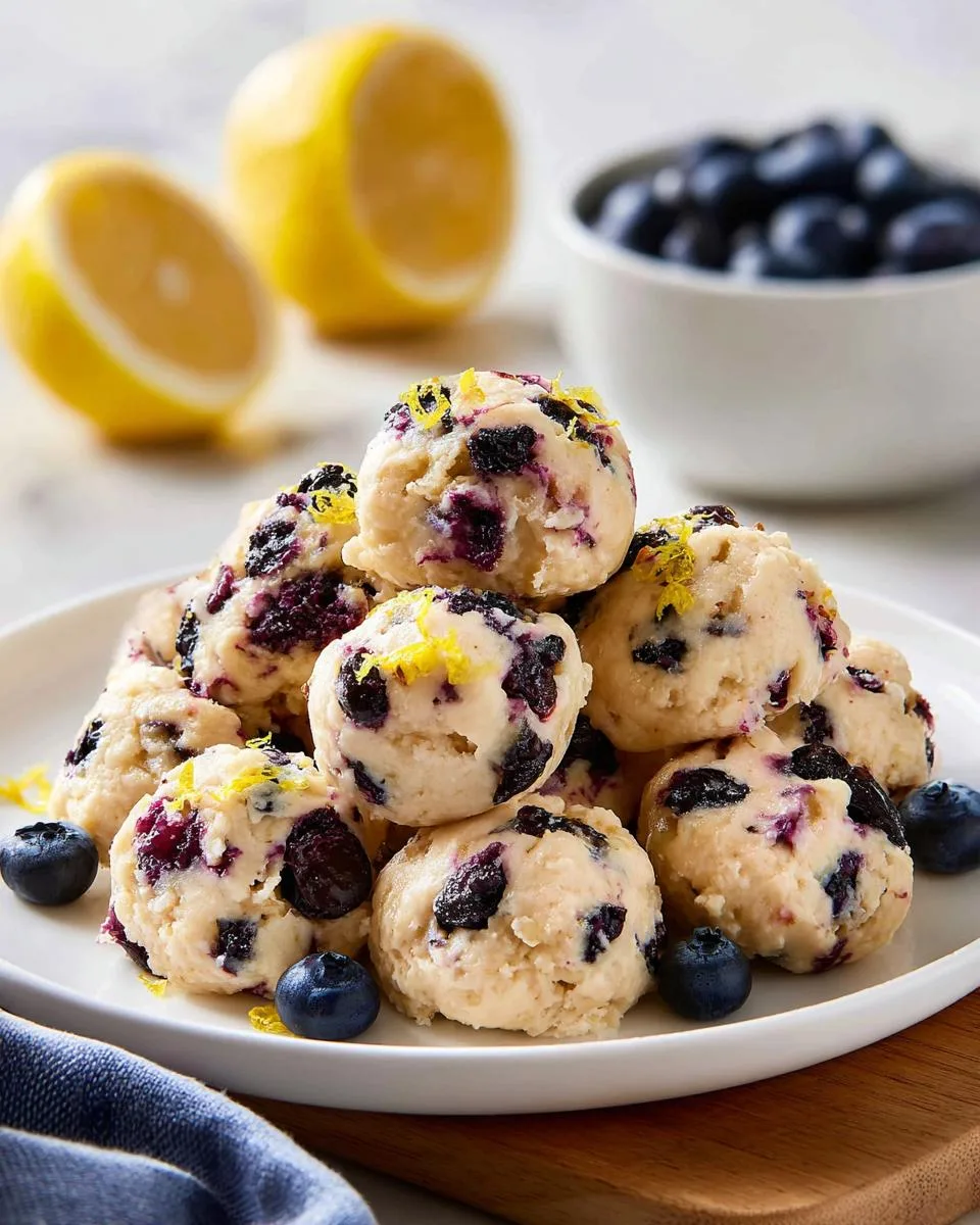 Lemon Blueberry Cottage Cheese Bites - detail 1