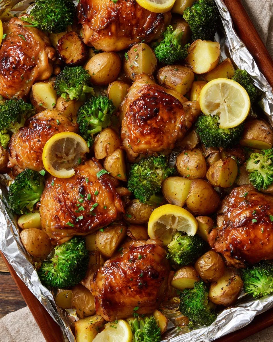 Lemon Garlic Sheet Pan Chicken - detail 1