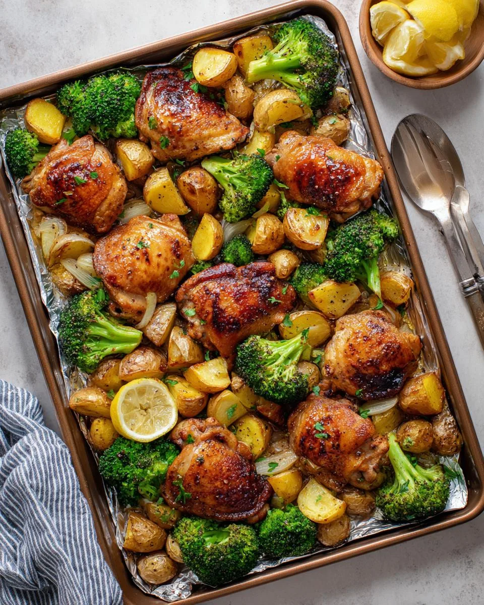 Lemon Garlic Sheet Pan Chicken - detail 4
