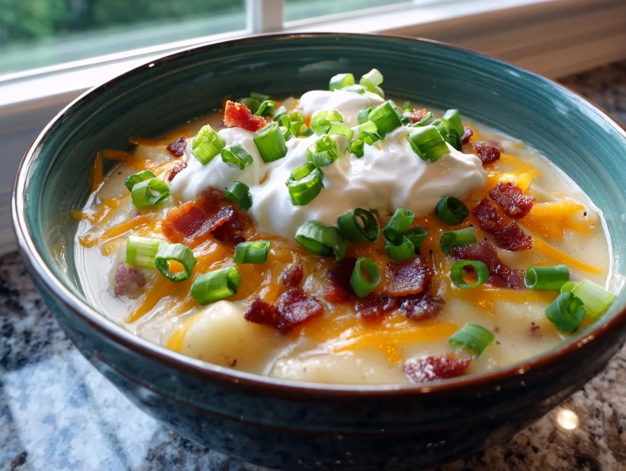 Creamy Loaded Potato Soup Recipe That Warms Your Soul