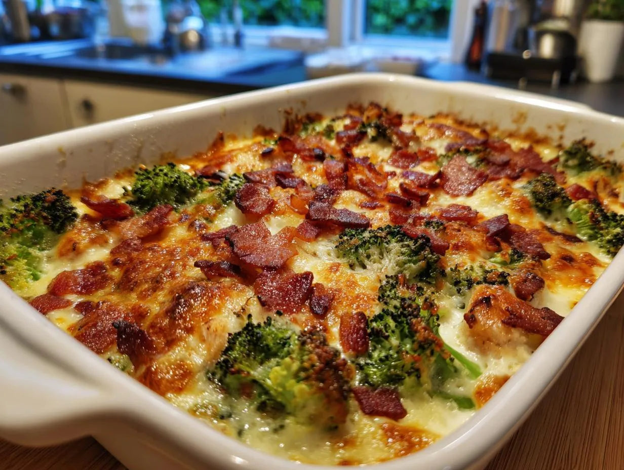 Crazy Delicious Low Carb Chicken Casserole in 30 Minutes