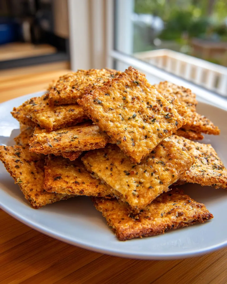 Low-Carb Protein Crackers - detail 1