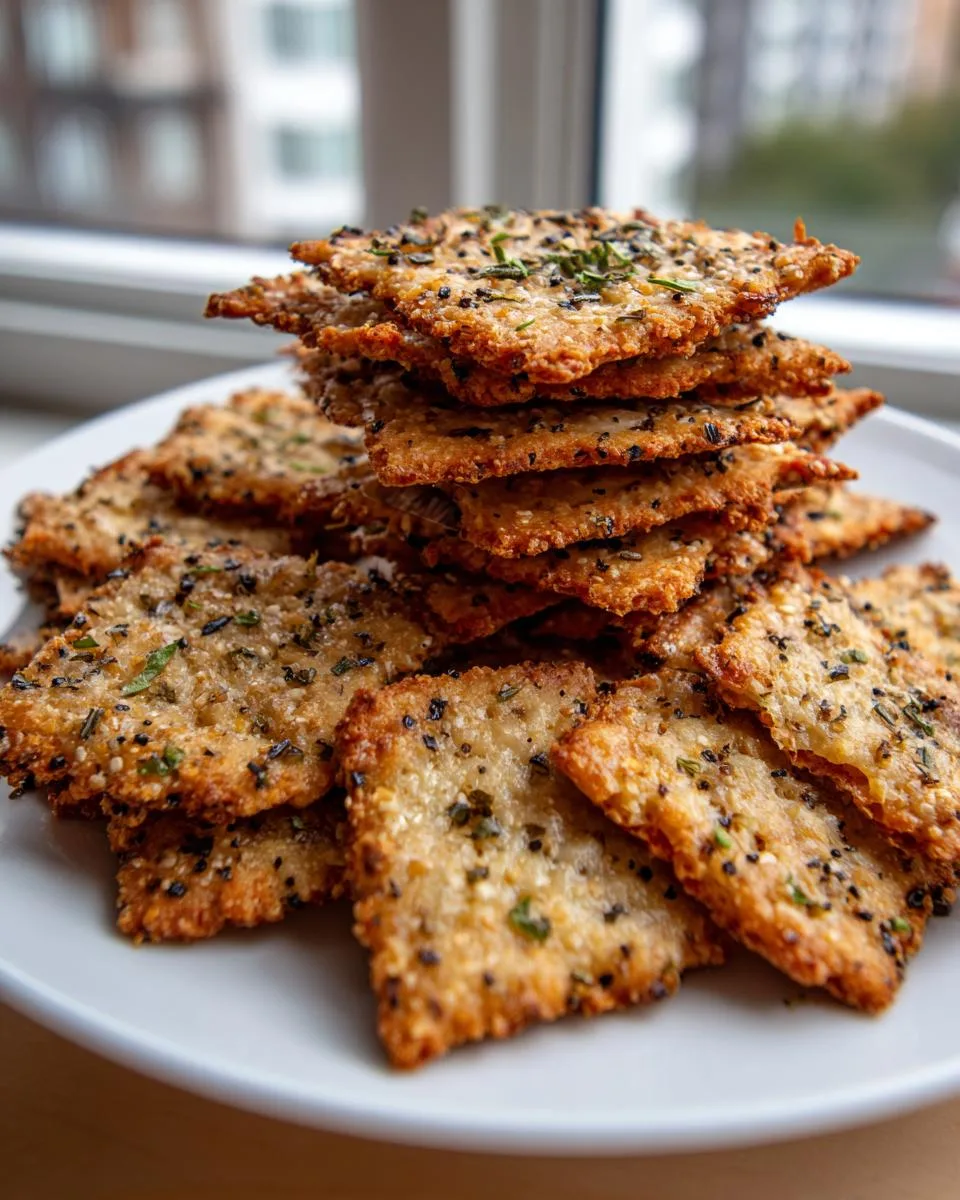 Low-Carb Protein Crackers - detail 2