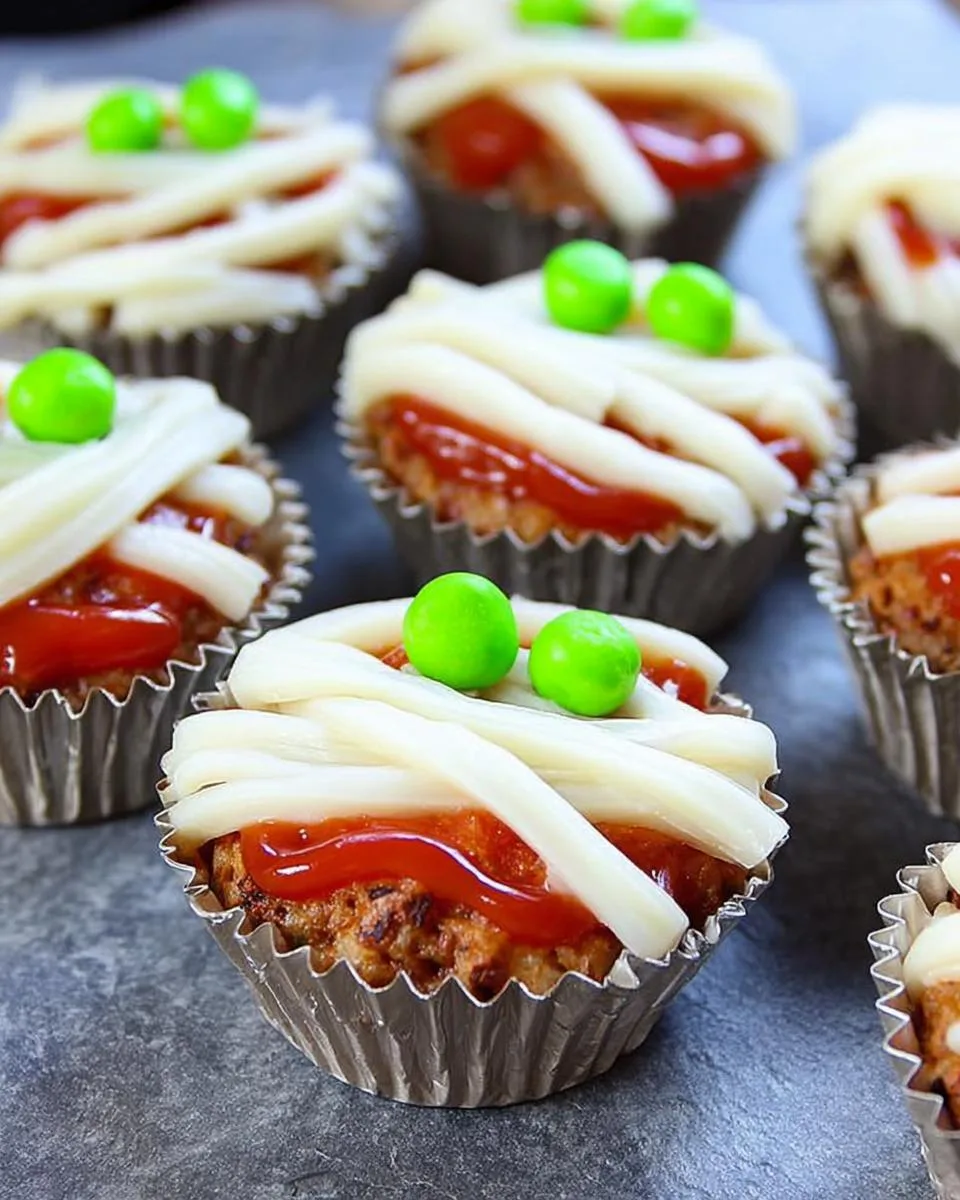 Mini Mummy Meatloaves - detail 1