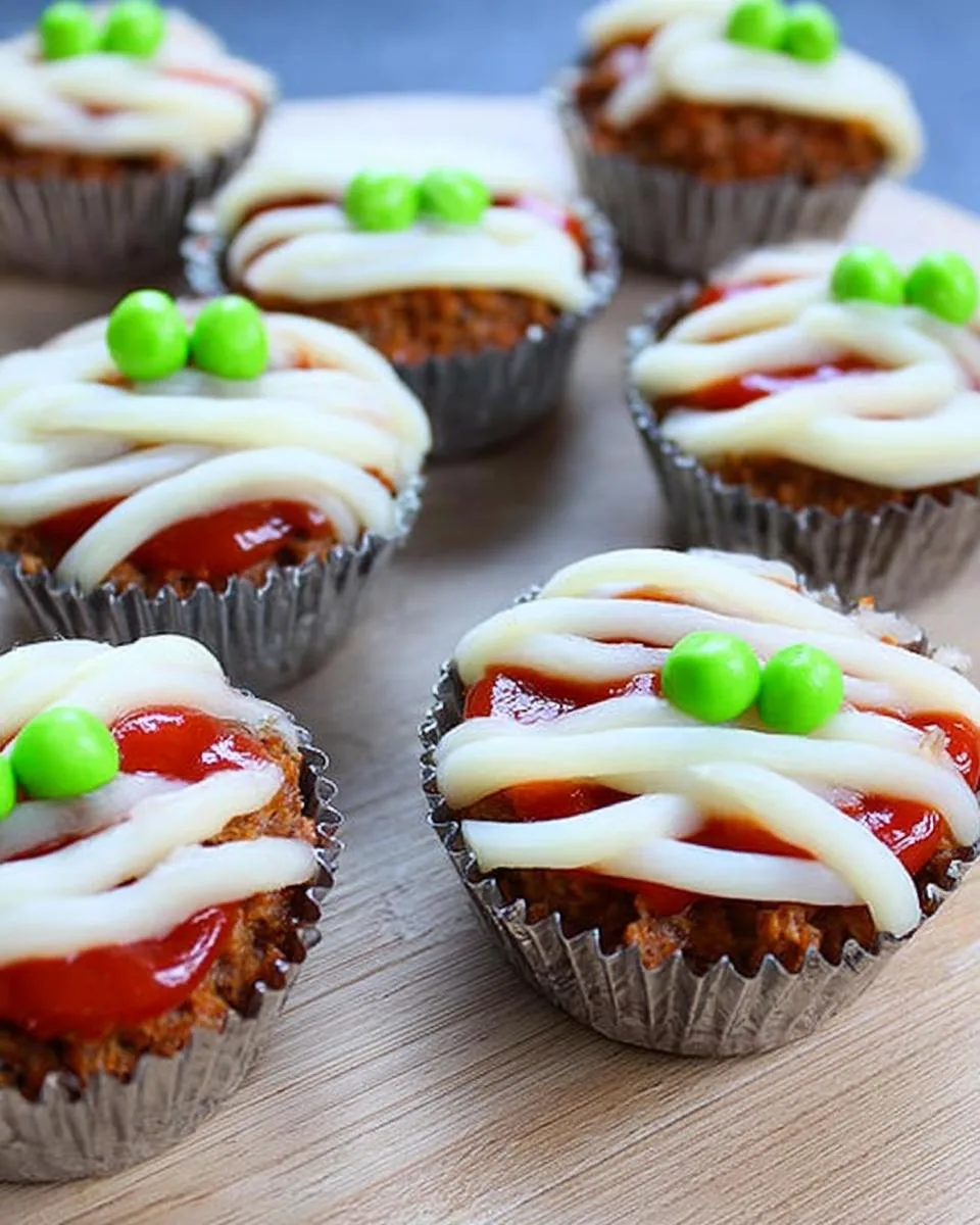 Mini Mummy Meatloaves - detail 3