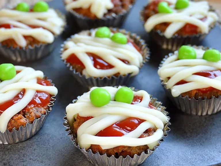 Mini Mummy Meatloaves