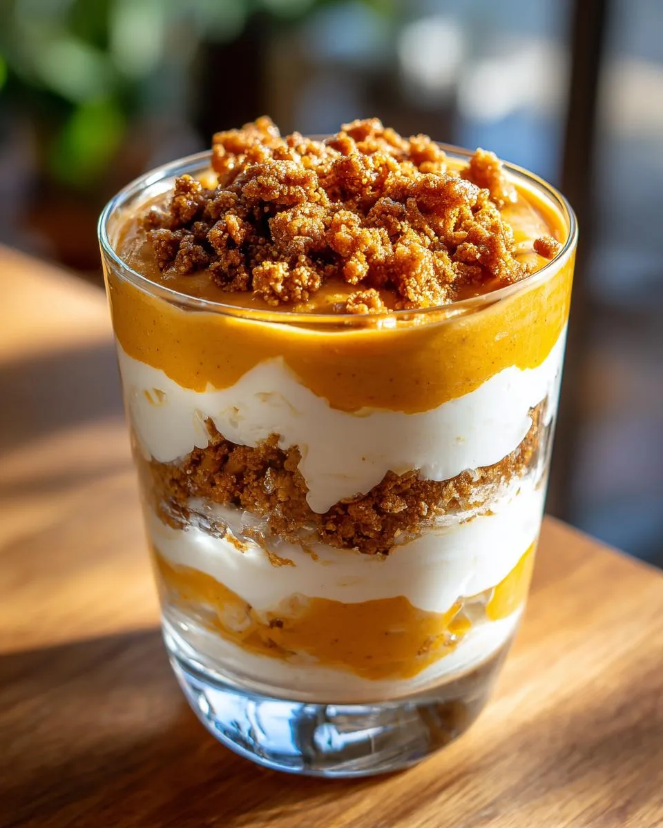 Pumpkin Cottage Cheese Parfait - detail 1
