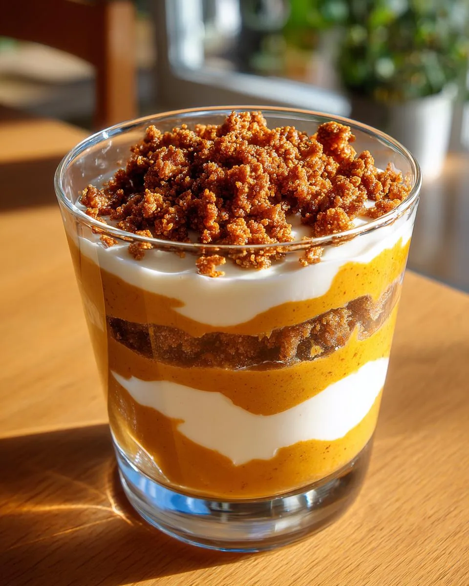 Pumpkin Cottage Cheese Parfait - detail 2