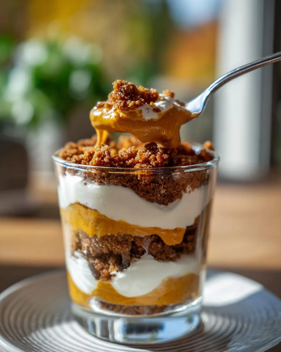 Pumpkin Cottage Cheese Parfait - detail 4