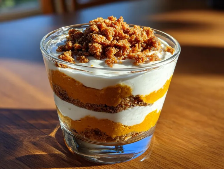 Pumpkin Cottage Cheese Parfait