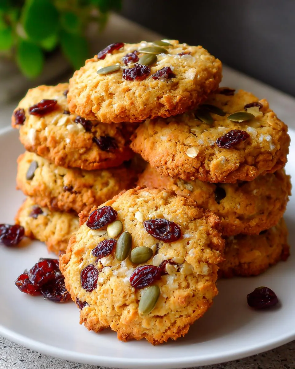 Pumpkin Cranberry Cottage Cheese Cookies - detail 3